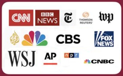 Major Media outlets